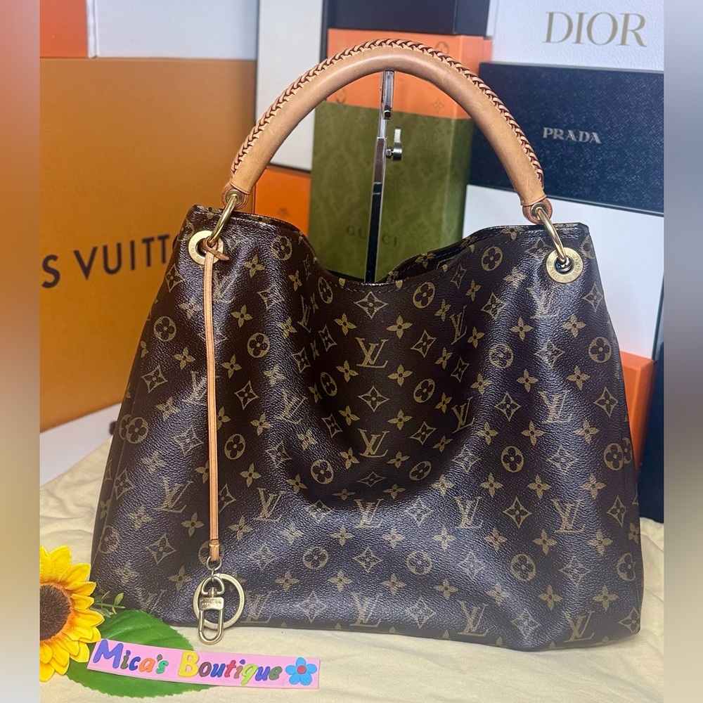 🔥SOLD🌸LOUIS VUITTON🌸 w/COA Artsy MM Monogram Tote Bag 🔥Authentic - Picture 16 of 17